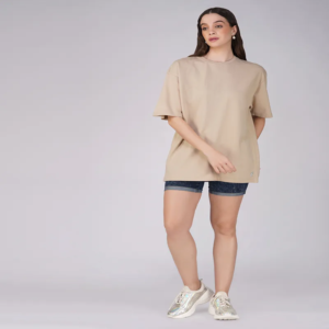 Beige Plain Tee Collection