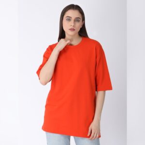 Orange Oversized Unisex Tee